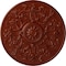 Ekena Millwork Versailles Ceiling Medallion (Fits Canopies up to 3 1/4"), Hand-Painted Firebrick, 33"OD x 1 3/4"P CM33VEFIF - alternate 1